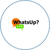 Whatsup MH logo