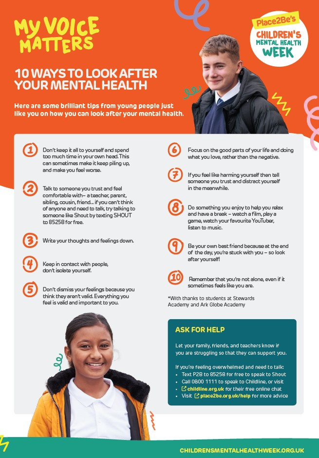 Students - Mental Health Week 2024