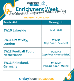 EW Residential Information Evening - 8 June 2023