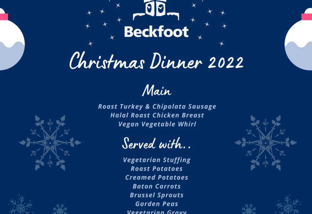 Christmas Dinner Menu 2022