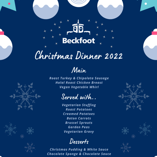 Christmas Dinner Menu 2022