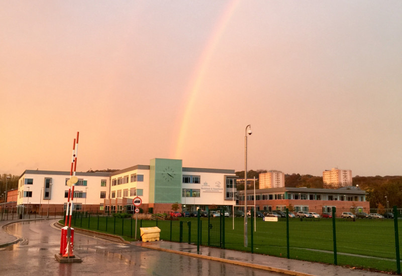 Campus rainbow